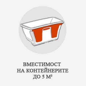 вместимост на контейнерите